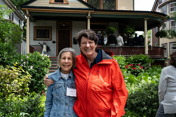 Volunteers at the Smith I House