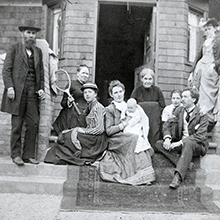 Frank Lloyd Wright and family