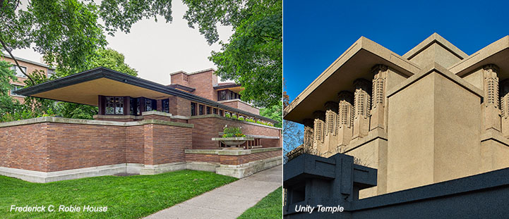 Frederick C. Robie House and Unity Temple