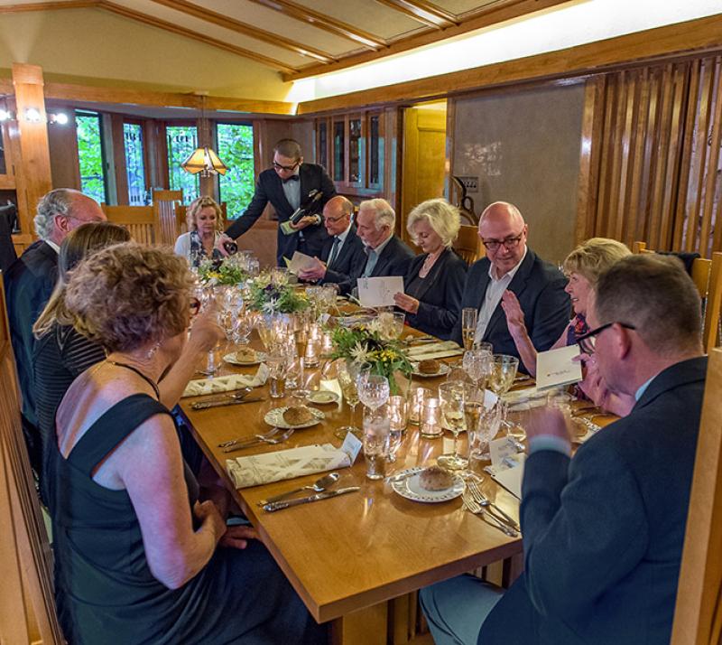 Ultimate Plus guests seated at dinner table
